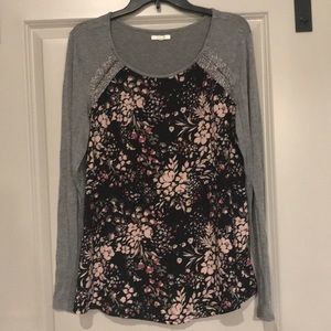 Maurices long sleeved top-large